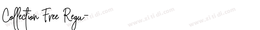 Collection Free Regu字体转换
